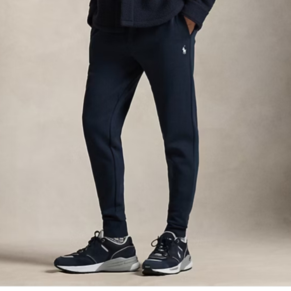 LIKE-NEW: POLO RALPH LAUREN; DOUBLE-KNIT JOGGER PANT.